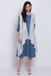 Blue Cotton Two Piece Set image number 2