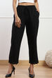 Mustard Cotton Flax Pants image number 5