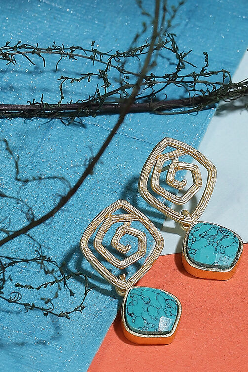 Turquoise Earrings image number 0