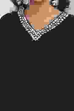 Black Solid Straight Kurta image number 1