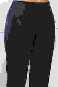 Navy Cotton Blend Narrow Pants image number 1