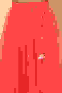 Orange and Pink Floral Festive Flared Lehenga Set image number 2