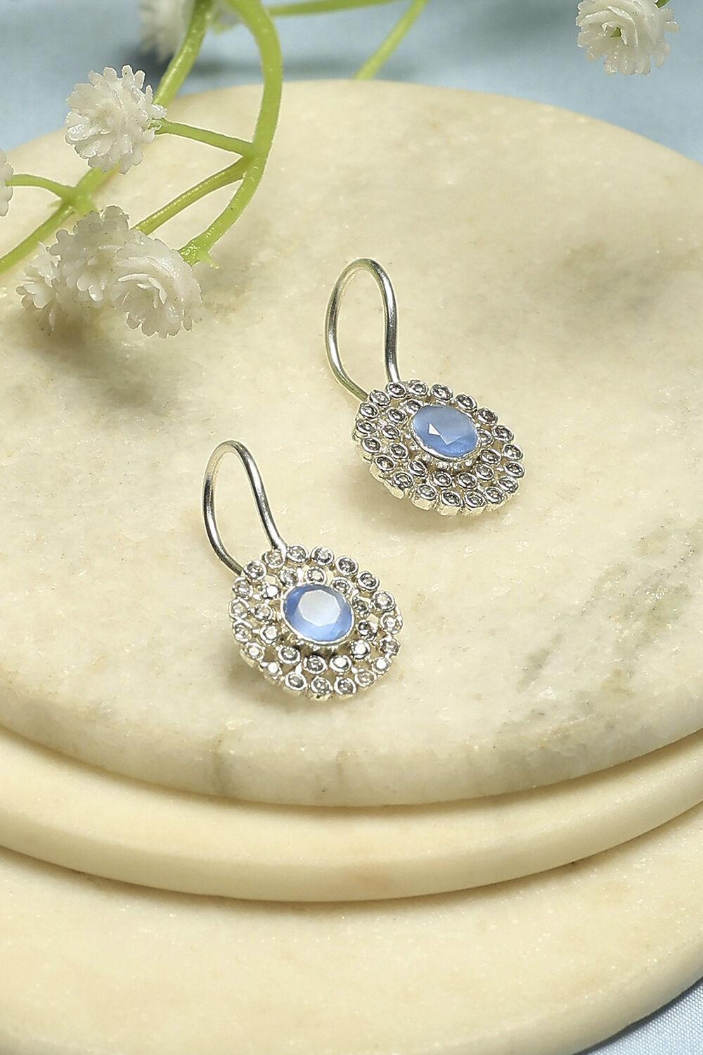 biba Light Blue Brass Drop & DanglersLight Blue Brass Drop & Danglers-picture-15