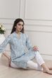Blue Cotton Straight Kurta image number 0