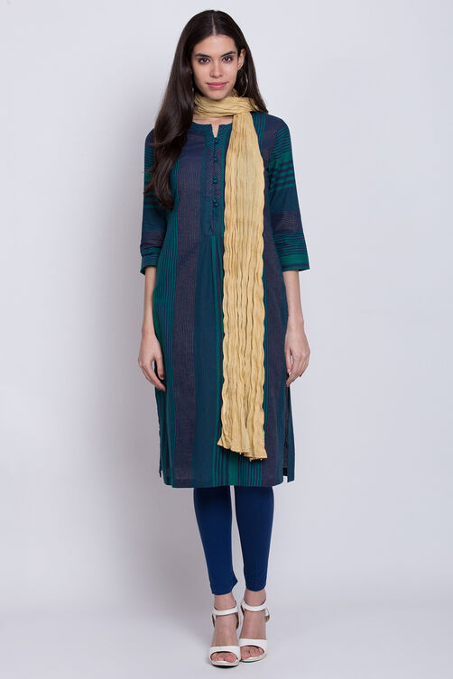 Pink Cotton Solid Dupatta image number 1