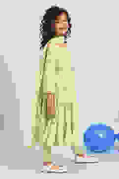 Pastel Green Cotton Tiered Suit Set image number 5