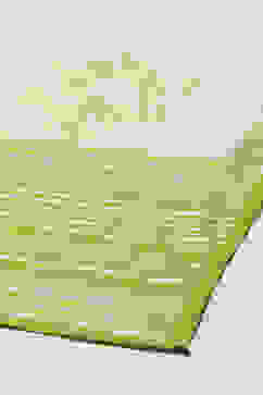 Green Cotton Anarkali Printed Kurta Churidar Suit Set image number 3