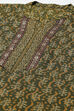 Olive Cotton Woven Unstitched Suit Set image number 1