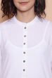 White Cotton Yarndyed Kurta image number 1