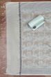Beige Cotton Printed Embroidered Unstitched Suit Set image number 3