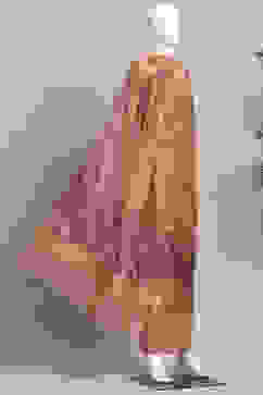 Peach Cotton Jamdani Unstitched Suit Set image number 4