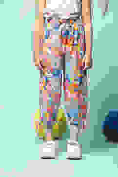 Blue Rayon Pants image number 2