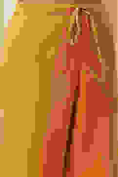 Ochre Yellow Viscose Embellished Gathered Suit Set image number 2