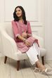 Pink Cotton Straight Kurta image number 0