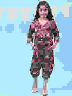 Burgundy Silk Jumpsuit image number 0