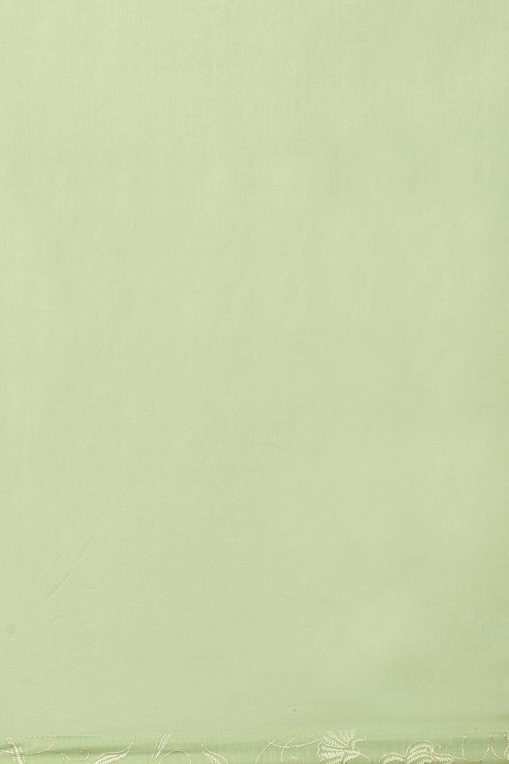 Sage Green Printed Straight Kurta Regular Pants Suit Set image number 3