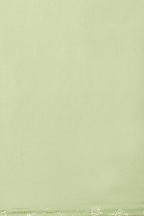 Sage Green Printed Straight Kurta Regular Pants Suit Set image number 3