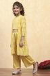 White Viscose Embroidered STRAIGHT 3 Piece Set image number 3