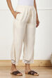 Black Rayon Regular Solid Palazzo image number 3