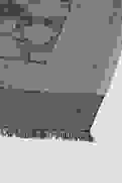 Black & Grey Acrylic Yarndyed Dupatta image number 1