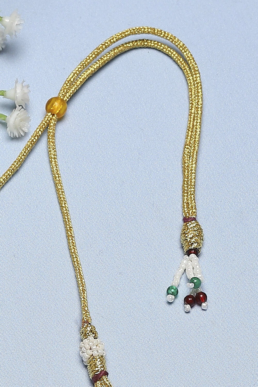 Red Brass Pendant Necklace Set image number 5