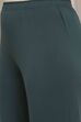 Teal Cotton Printed Anarkali Suit Set image number 2