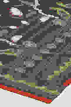 Indigo & Green Rayon Straight Kurta Palazzo Suit Set image number 3