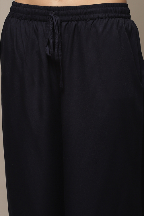 Indigo Cotton Blend Straight 3 Piece Set image number 6