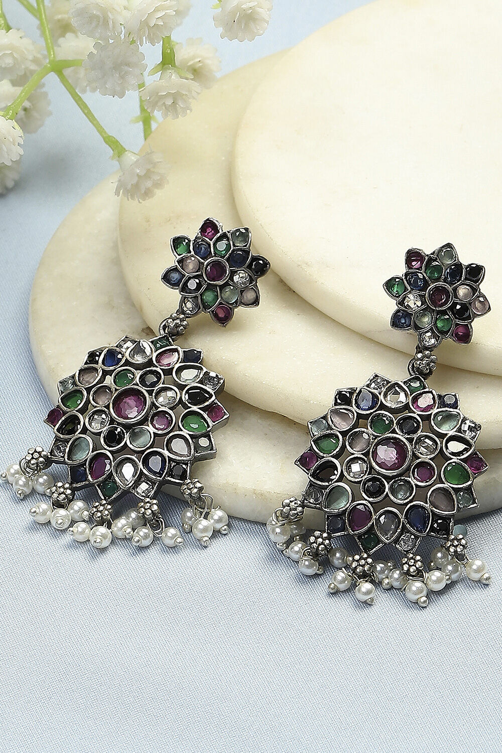 Multi Brass Drop & Danglers image number 0