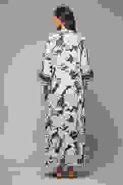 Navy Rayon Printed Nightwear image number 2