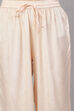 Off-white Yard-dyed A-Line & Palazzo Suit Set image number 2