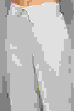 Off White Polyester A-Line Suit Set image number 2