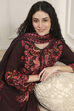 Brown Printed Straight Suit Set image number 0