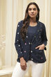 Navy Cotton Straight Yarndyed 3 Piece Set image number 5