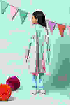 Powder Blue Cotton Asymmetric Kurta Churidar Suit Set image number 4