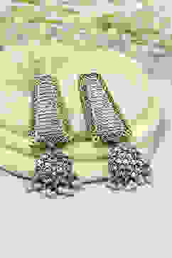 Off White Brass Drop & Danglers image number 0