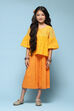 Pink Cotton Straight Printed Kurta Set image number 6