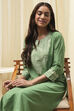Pink Pure Cotton Printed Straight Kurta image number 5