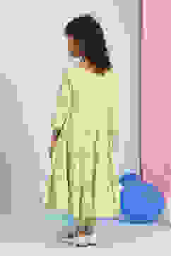 Pastel Green Cotton Tiered Suit Set image number 4