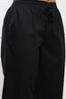 Blush Pink Cotton Solid Pant image number 1