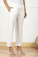 Black Cotton Solid Pants image number 3