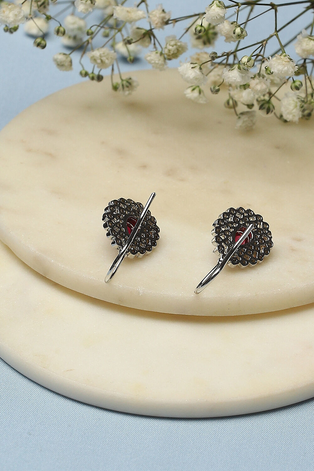 Red Brass earrings image number 2