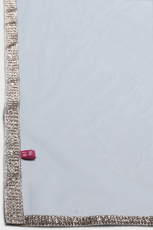 Powder Blue Cotton Girls Sharara Kurta Sharara Suit Set image number 2