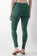 Pink Cotton Lycra Ankle Length Leggings image number 5