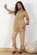White Cotton Regular Solid Pants image number 0