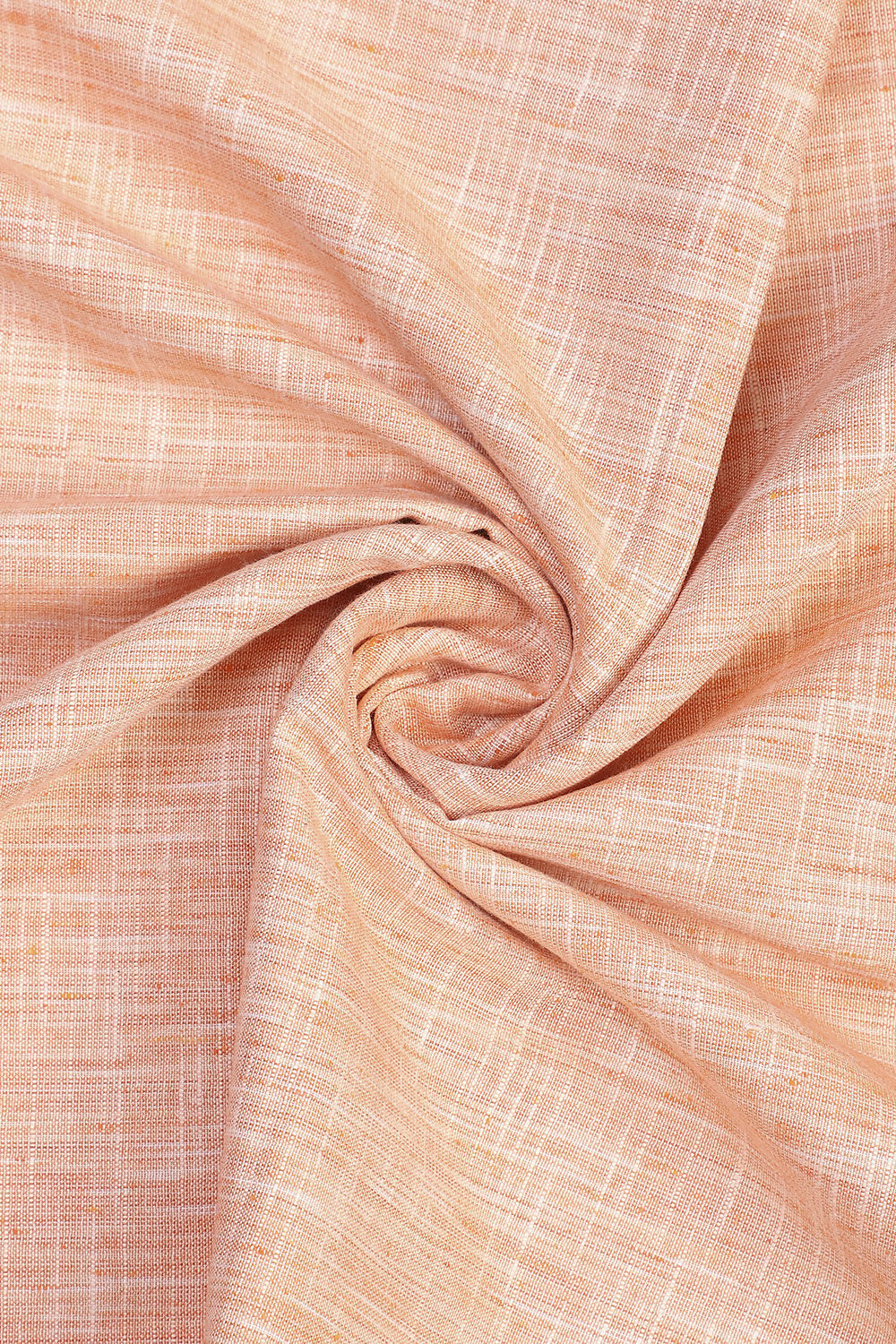 Peach Cotton Unstitched Suit Set image number 1