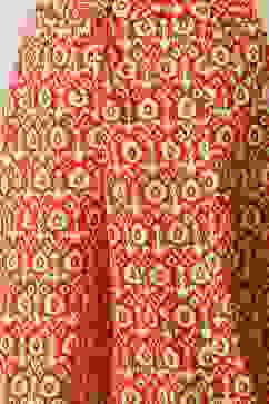 Red Cotton Solid Straight Suit Set image number 2