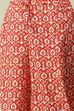 Red Cotton Solid Straight Suit Set image number 2