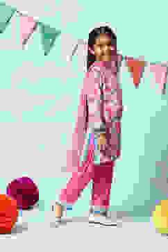 Pink Viscose Straight Kurta Salwar Suit Set image number 6