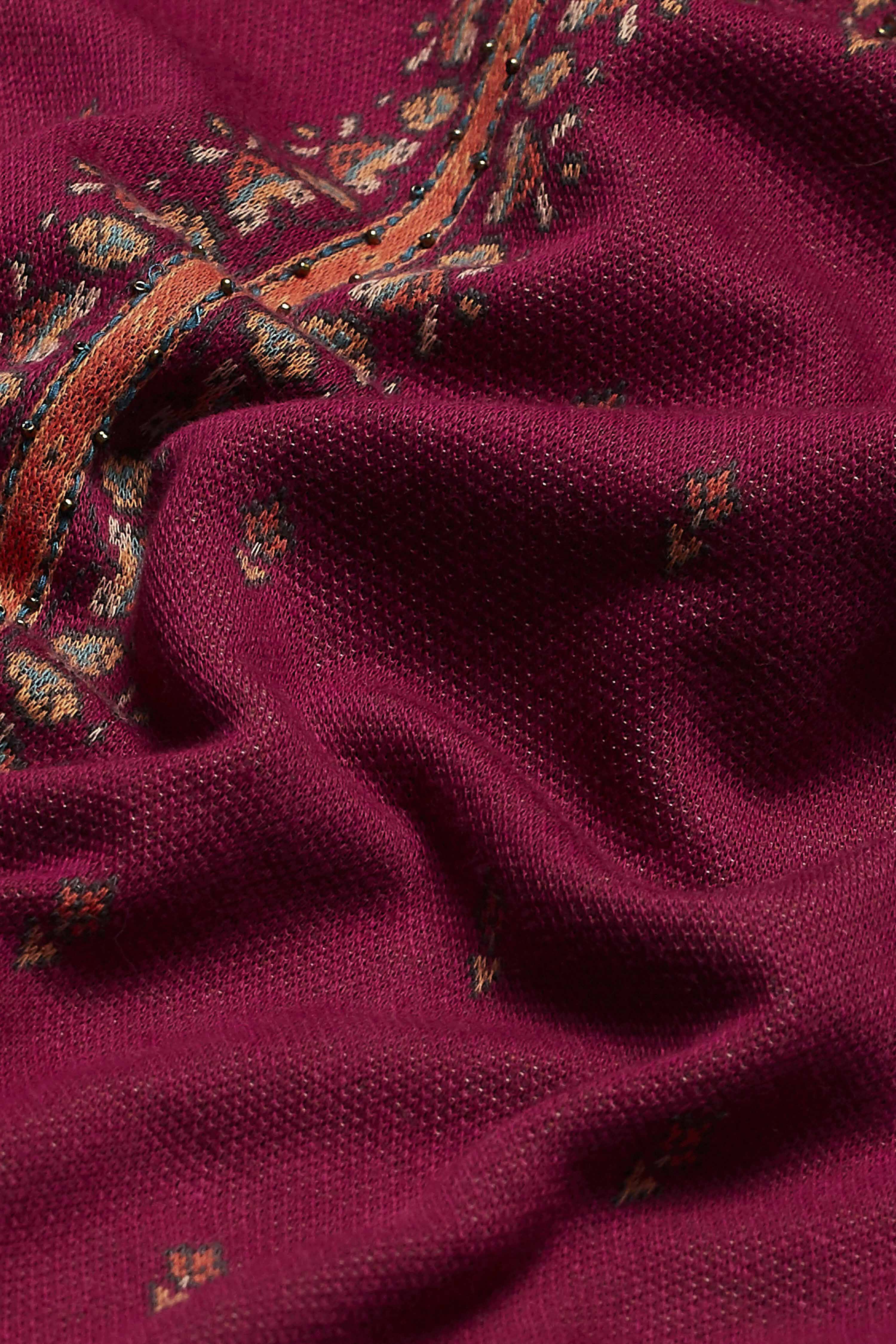 Black Multi-Motif Printed Straight Kurta image number 2